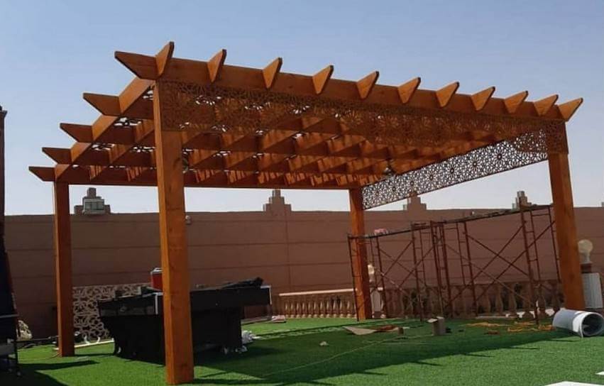 برجولات خشب